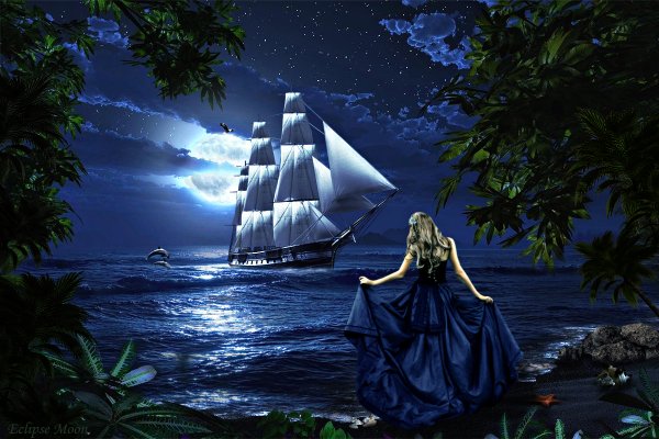 Девушка на корабле