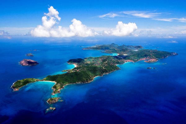 Остров сент-Бартелеми в Карибском море