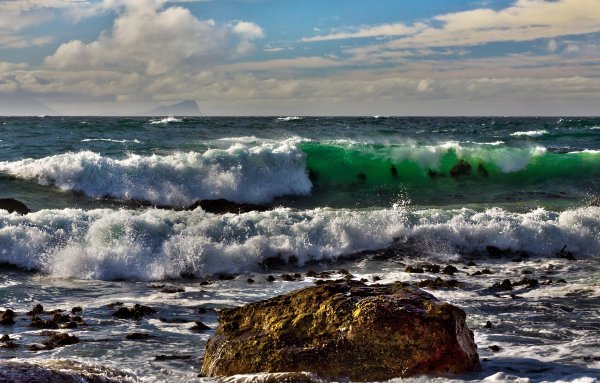 Пейзаж море