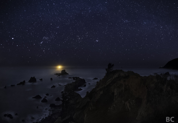 Море ночь звезды