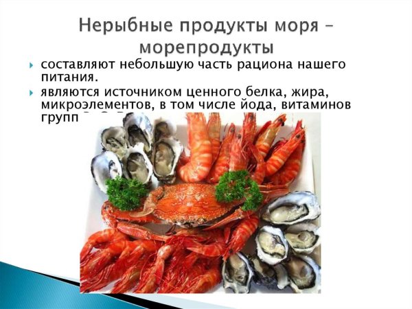 Ракообразные морепродукты моллюски