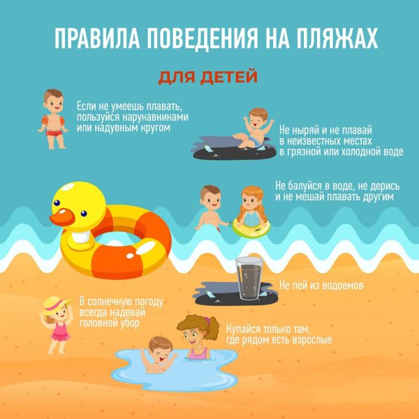 Правила безопасности на водоемах для детей