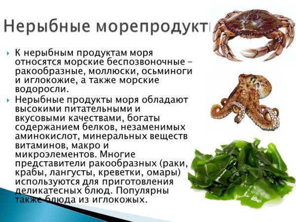Хранение нерыбного водного сырья