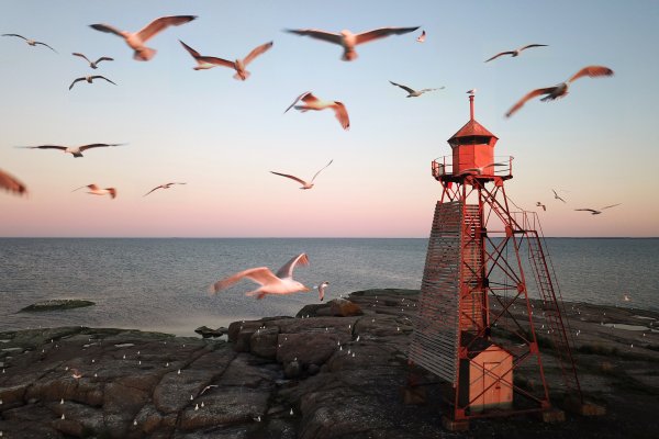 Маяк острова малый фискар