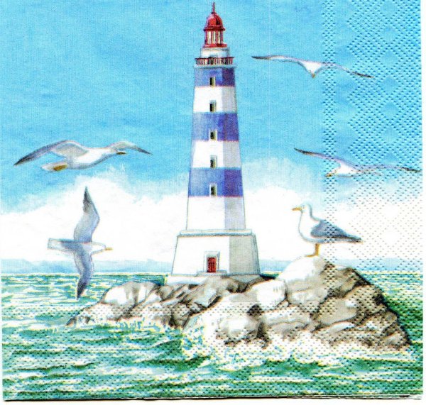 Маяк салфетка для декупажа