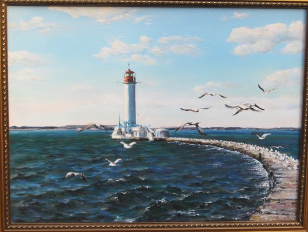 Одесса Маяк пейзаж