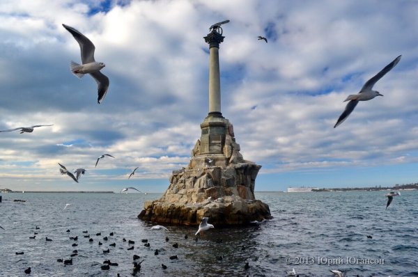 Севастополь памятник затопленным кораблям Чайки