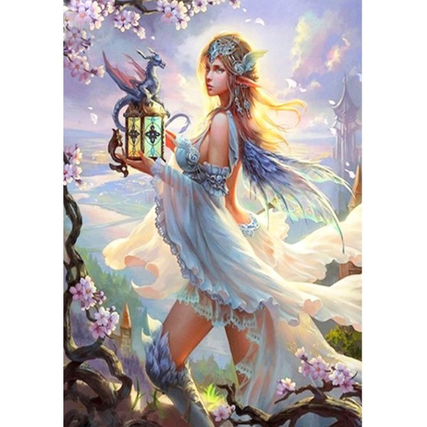 Девушка с арфой