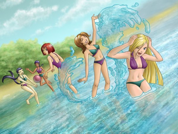 Ангел блондинка