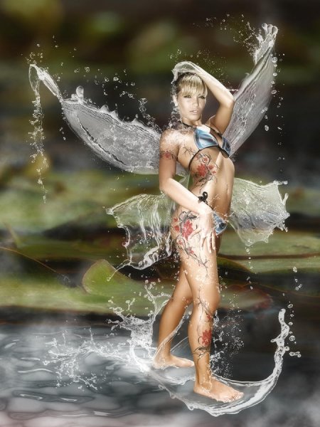 Стихия воздуха девушка