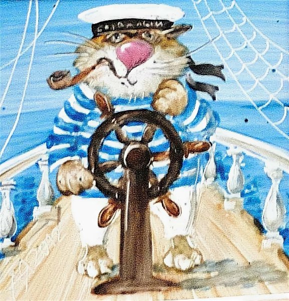 Ярышкин Анатолий художник коты в тельняшках