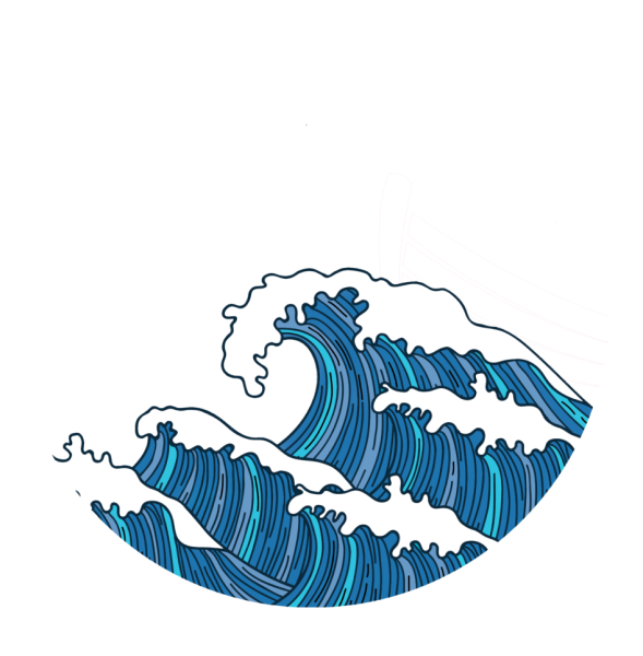 Стилизованная волна