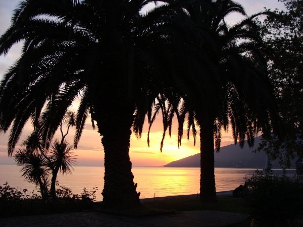 Абхазия закат Гагра