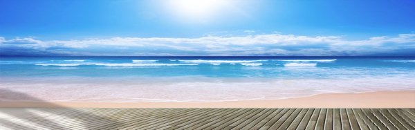 Море песок панорама