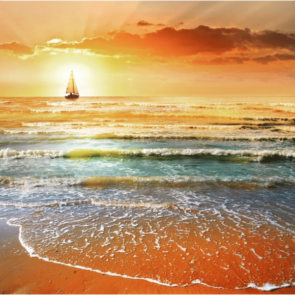 Красивый пляж