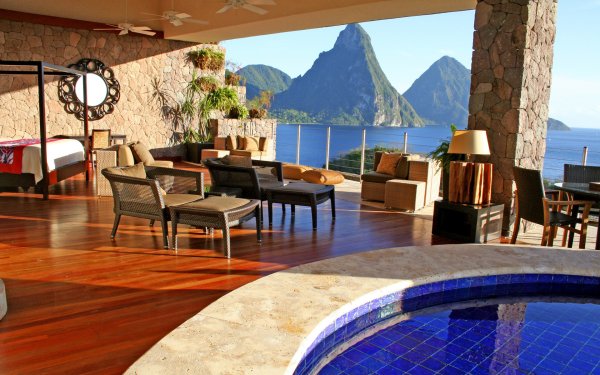 Отель Jade Mountain
