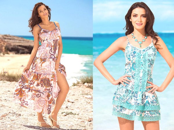 Пляжный сарафан