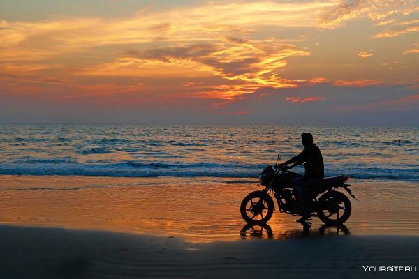 Мотоцикл море