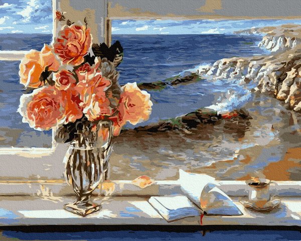 Натюрморт на фоне моря