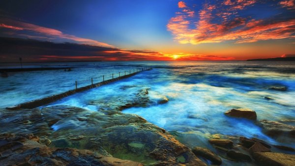 Морской пляж