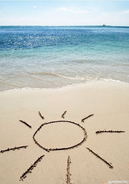 Лето пляж солнце песок