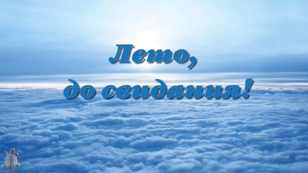 Прощай лето надпись