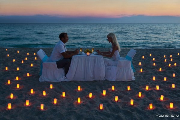 Романтик на берегу моря