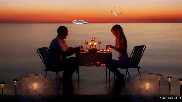 Свидание на берегу моря