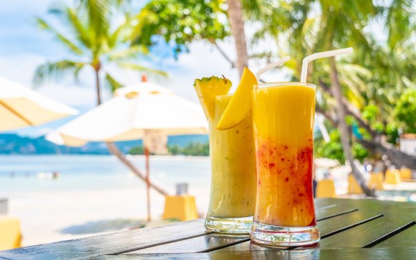 Коктейль в кокосе