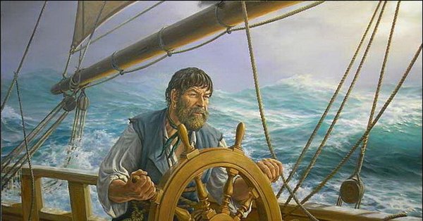 За штурвалом корабля