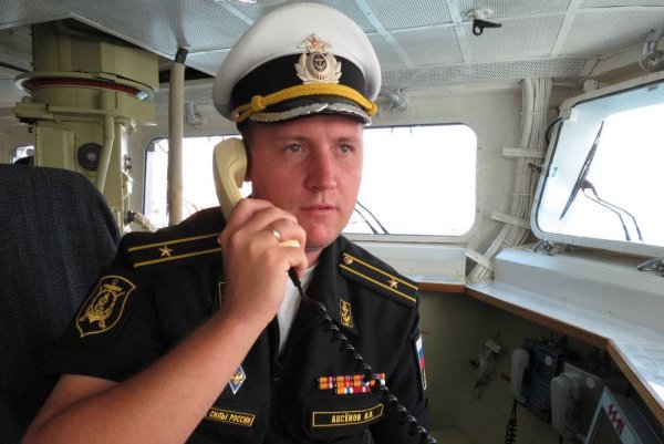 Командир фрегата "Адмирал Григорович" Аксенов