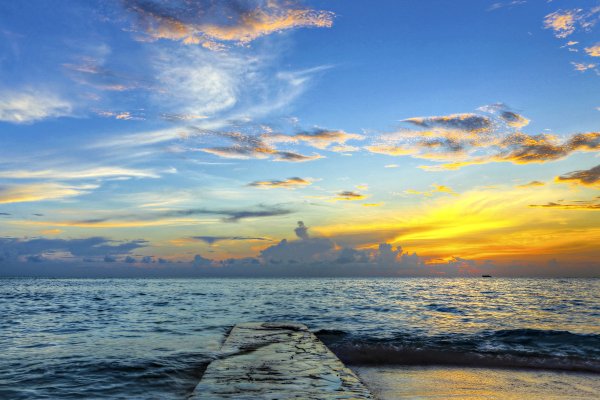 Небо над морем