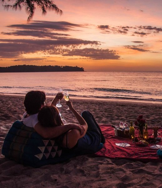 Вечер на море