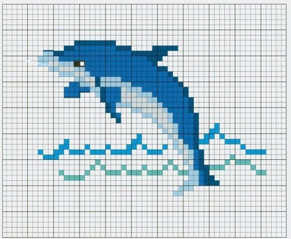 Вышивка крестом морские мотивы