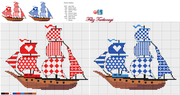 Вышивка крестом морская тематика