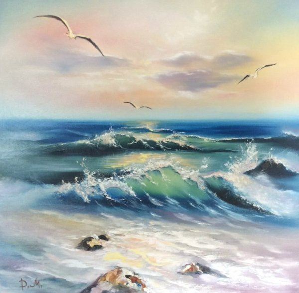 Дарья Куцаева морской пейзаж
