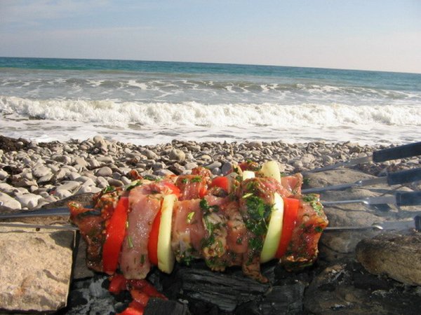 Пикник на берегу моря