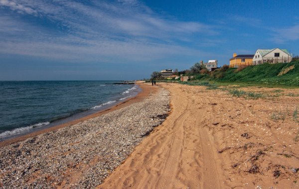 Азовское море Южный берег пляжи
