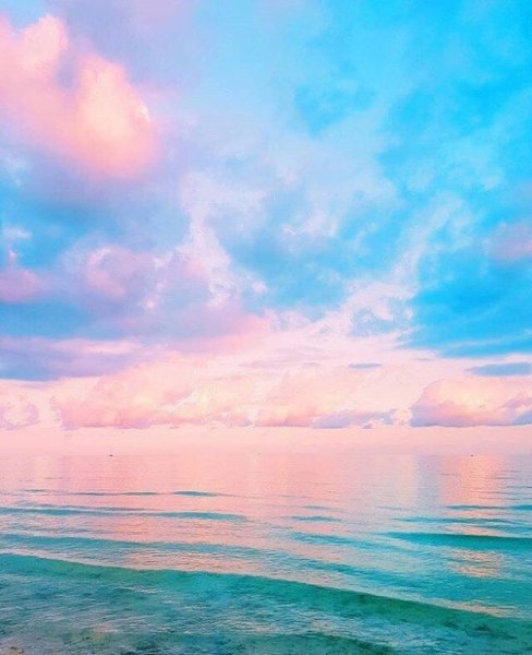 Розовый океан