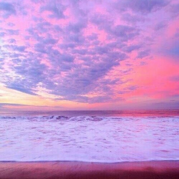 Розовое море