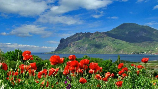 Крым горы море