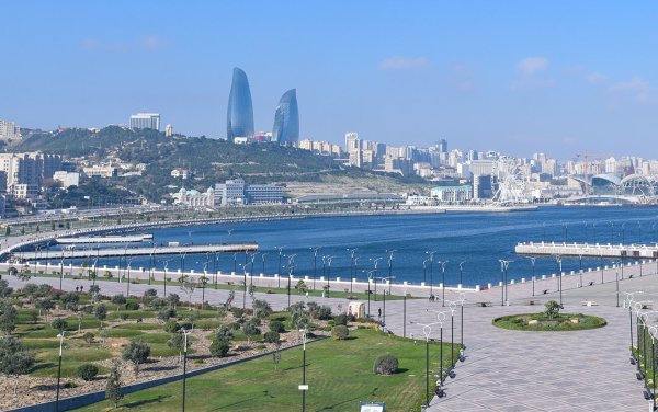 Побережье Каспийского моря Азербайджан
