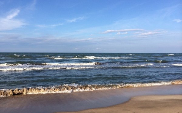 Пляжи Каспийского моря Азербайджан