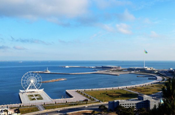 Пляж Апшеронский полуостров Каспий