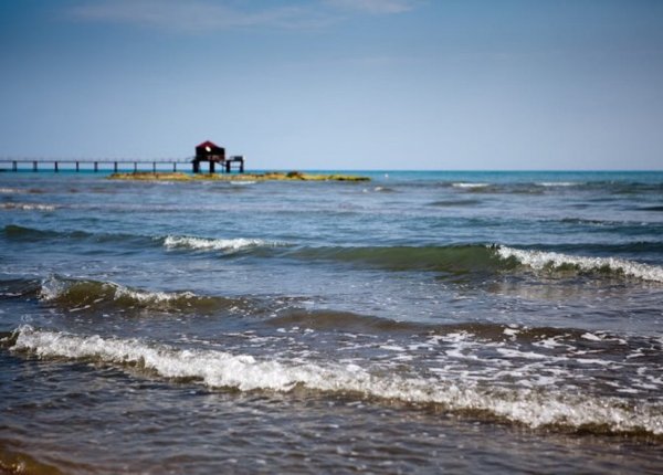 Баку бульвар Каспийское море