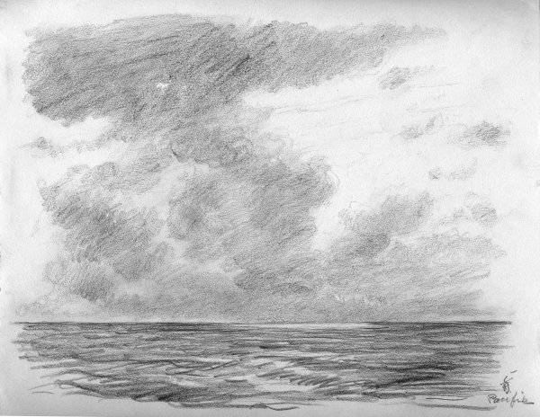 Картина синее море