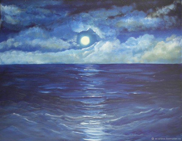 В море. Раскраска