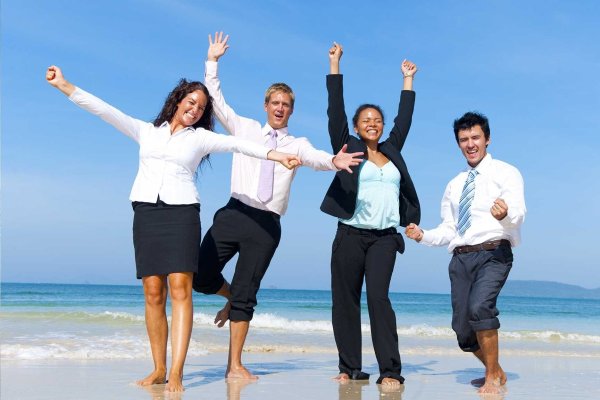 Бизнесмен на отдыхе