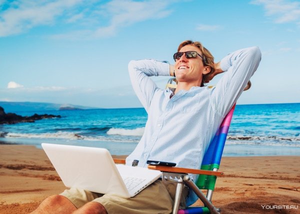 Большая семья на отдыхе