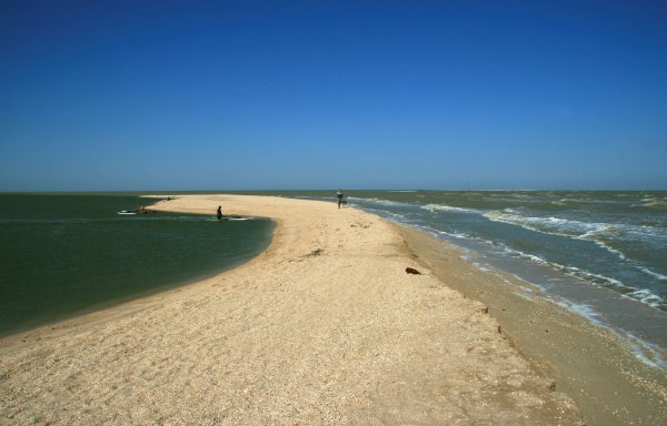 Коса Должанская Краснодарский край море